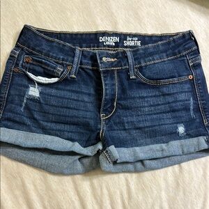 Denizen from Levi's Blue Jean Shorts with Cuffed Hem